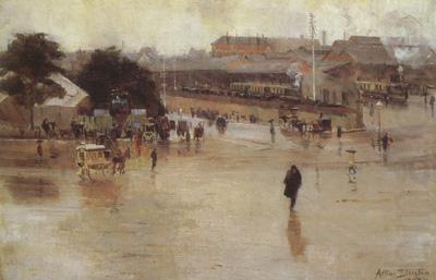 Arthur streeton Redfern Station (nn02) oil painting picture